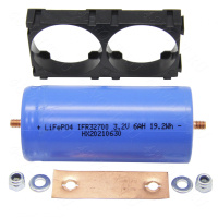 Аккумулятор LiFePO4 32700 6ah c болт-болт с холдером